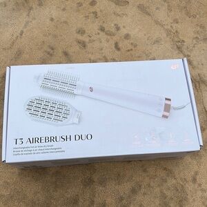 T3 AiereBrush Duo Blow Dry Brush White